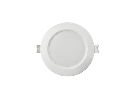 Q-101P LED panel 6W 660lm 4000K biely - kruhový vstavaný Qtec