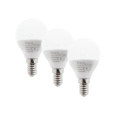 LED žiarovka Trixline 6W P45 E14 studená biela 3 PACK