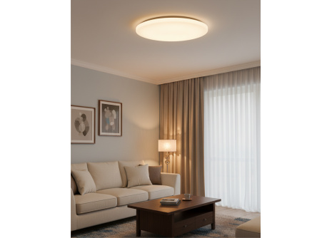 LED stropné svietidlo TR-603C - IPOLY 80W 7600lm ø78cm CCT + ovládač Trixline