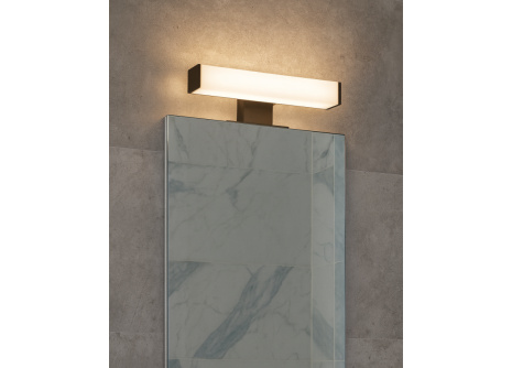 Q-316B LED 4W/350lm/4000K zrkadlové svetlo 20cm - čierne QTEC