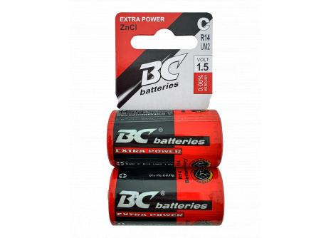 BC batteries Extra Power zinkochloridová batéria 1,5 V R14