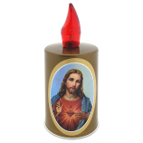 BC-180 Cintorínske LED sviece s motívom Ježiš Kristus Mefisto