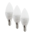 LED žiarovka Trixline 6W C35 E14 neutrálna biela 3 PACK