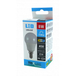 LED žiarovka BC TR 8W E14 A50 studená biela