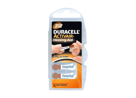 Duracell DA312 PR41 batéria do načúvadiel 6ks