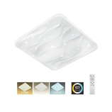 LED stropné svietidlo TR-610S - NERIS 60W 5700lm 53x53cm CCT + ovládač Trixline
