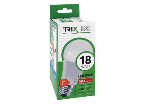 LED žiarovka Trixline 18W 1656lm E27 A65 neutrálna biela