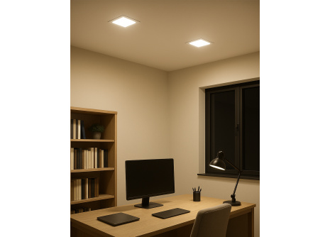 TR-110 LED panel 15W 1260lm 4200K - štvorcový vstavaný Trixline