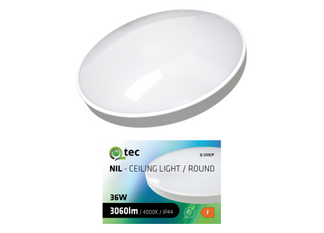 Led svietidlo QTEC Q-233CP 36W 4000K ø45cm/kruhové biele