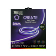 TR-33N Flexibilný NEONOVÝ LED pásik - fialový 1,8m na USB Trixline