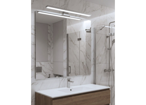 Q-303CH LED 8W/640lm/4000K zrkadlové svetlo 50cm - chróm QTEC Q-303CH LED 8W/640lm/4000K zrkadlové svetlo 50cm - chróm QTEC