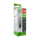 LED žiarovka Trixline 4W E27 C35 neutrálna biela
