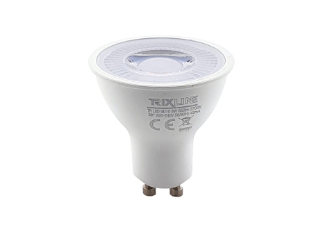 LED žiarovka Trixline 8W GU10 650 lm teplá biela