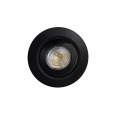 Q-13DL LED stropné svietidlo 5W - čierne, kruhové - QTEC