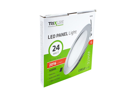 LED panel TRIXLINE TR 105 24W, kruhový vstavaný 4200K