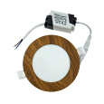 TR-145 LED panel 6W 504lm 4200K dekor drevo - kruhový vstavaný Trixline