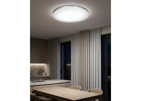 LED stropné svietidlo TR-612C - VENTA 60W 5700lm ø58cm CCT + ovládač Trixline