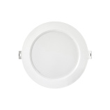 Q-102P LED panel 9W 990lm 4000K biely - kruhový vstavaný Qtec