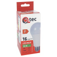 LED žiarovka Qtec 16W 1440lm A60 E27 2700K LED žiarovka Qtec 16W 1440lm A60 E27 2700K