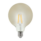 Dekoračná LED žiarovka FILAMENT Trixline 4W 440lm G95 E27 teplá biela
