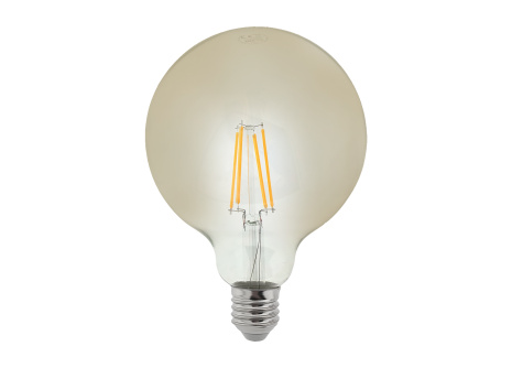 Dekoračná LED žiarovka FILAMENT Trixline 4W 440lm G95 E27 teplá biela