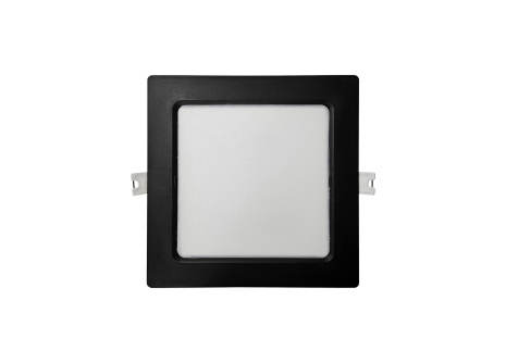 Q-59M LED panel 12W 1200lm 4000K čierny - štvorcový prisadený Qtec
