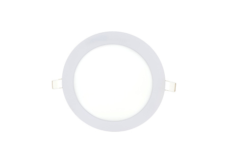 LED panel Qtec Q-202C 12W, kruhový vstavaný 6500K