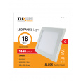 LED panel TRIXLINE TR 142 18W, štvorcový prisadený 2700K