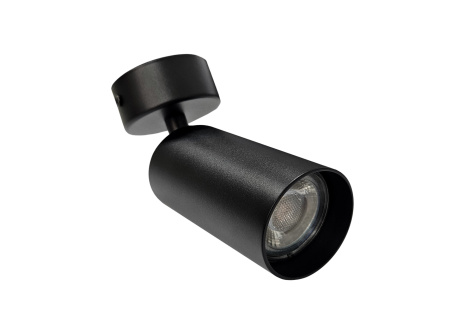 Q-01AD Stropné bodové svetlo 1xGU10 čierne QTEC
