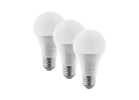 LED žiarovka Trixline 10W A60 E27 teplá biela 3 PACK