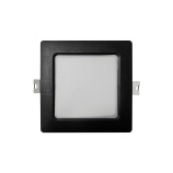 Q-58M LED panel 6W 660lm 4000K čierny - štvorcový prisadený Qtec
