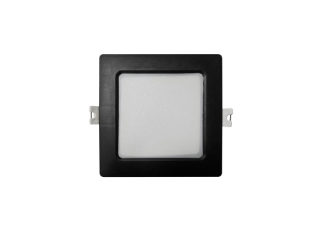 Q-58M LED panel 6W 660lm 4000K čierny - štvorcový prisadený Qtec