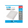 LED panel TRIXLINE 12W, štvorcový prisadený 6500K