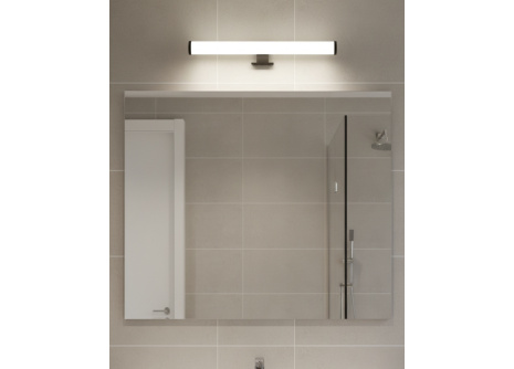 Q-312B LED 5W/430lm/4000K zrkadlové svetlo 30cm - čierne QTEC
