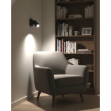 Q-02AD Stropné bodové svetlo 1xGU10 čierne QTEC