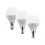 LED žiarovka Trixline 6W P45 E14 teplá biela 3 PACK LED žiarovka Trixline 6W P45 E14 teplá biela 3 PACK