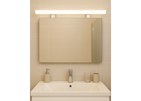 Q-322CH LED 12W/1200lm/4000K zrkadlové svetlo 80cm - chróm QTEC