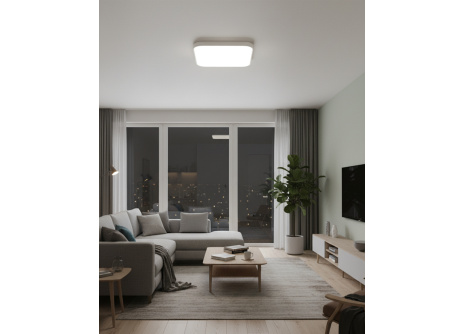 Q-251CP Led stropné svietidlo RÁBA 36W 3060lm 4000K štvorcové biele QTEC