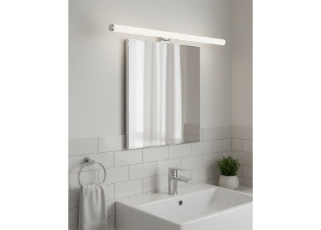 Q-315CH LED 7W/600lm/4000K zrkadlové svetlo 50cm - čierne QTEC