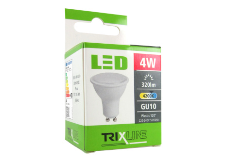 LED žiarovka BC TR 4W GU10 neutrálna biela