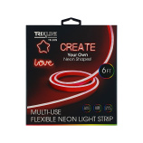 TR-30N Flexibilný NEONOVÝ LED pásik - červený 1,8m na USB Trixline