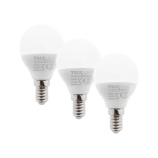LED žiarovka Trixline 6W P45 E14 neutrálna biela 3 PACK