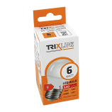 LED žiarovka Trixline 6W E27 G45 teplá biela