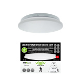 TR-12M LED stropné 12W/960lm/4000K senzorové, okrúhle svetlo - biele Trixline LENA