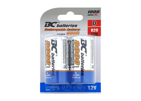 Nabíjateľný 1,2V veľký monočlánok BCR20/8000/2BP 