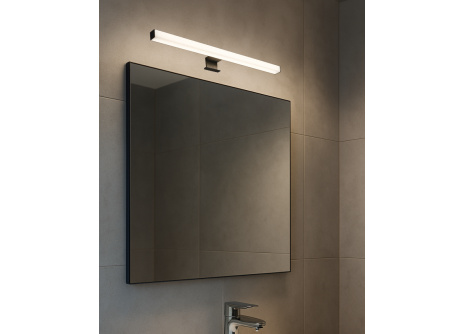 Q-317B LED 6W/500lm/4000K zrkadlové svetlo 40cm - čierne QTEC Q-317B LED 6W/500lm/4000K zrkadlové svetlo 40cm - čierne QTEC