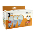 LED žiarovka Trixline 12W A60 E27 teplá biela 3 PACK