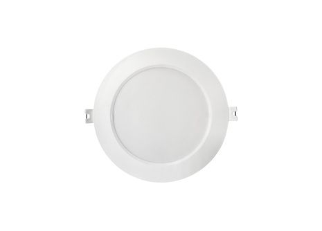 Q-103P LED panel 12W 1200lm 4000K biely - kruhový vstavaný Qtec