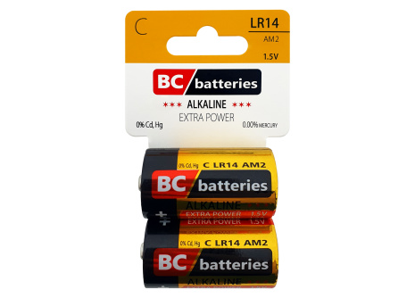 BC LR14/C AM2 Alkalická batéria - Extra power 2ks BLISTR 1,5V