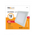 Podhľadové LED svietidlo TRIXLINE – prisadené štvorcové 12W teplá biela Podhľadové LED svietidlo TRIXLINE – prisadené štvorcové 12W teplá biela